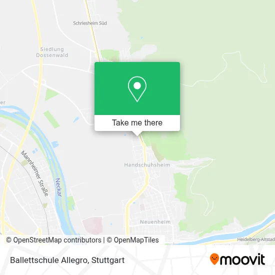 Ballettschule Allegro map