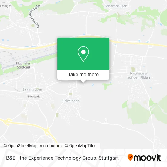 B&B - the Experience Technology Group map