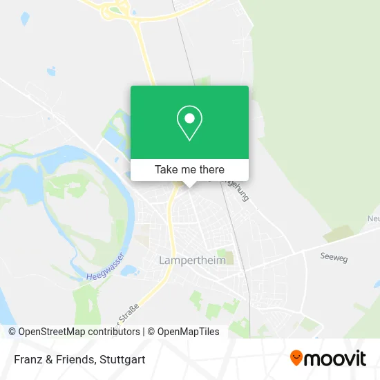 Franz & Friends map