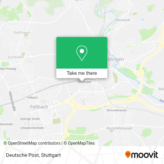 Deutsche Post map
