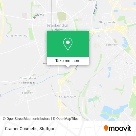 Cramer Cosmetic map