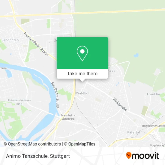 Animo Tanzschule map
