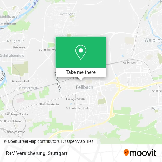 R+V Versicherung map