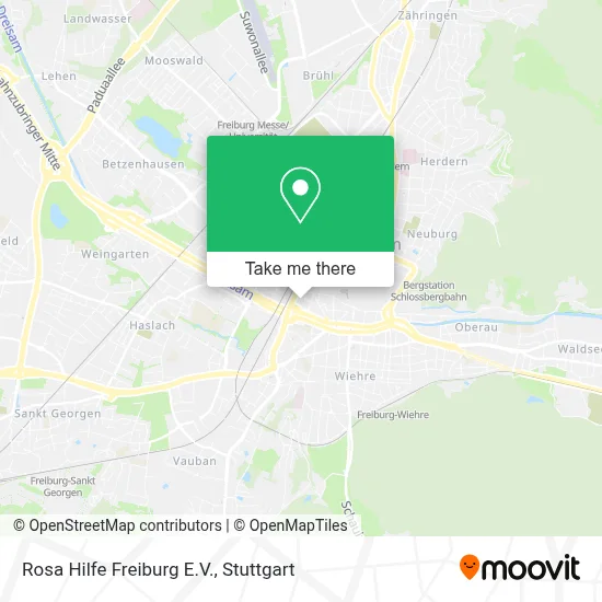 Rosa Hilfe Freiburg E.V. map