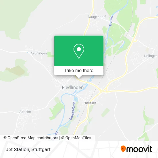 Jet Station map