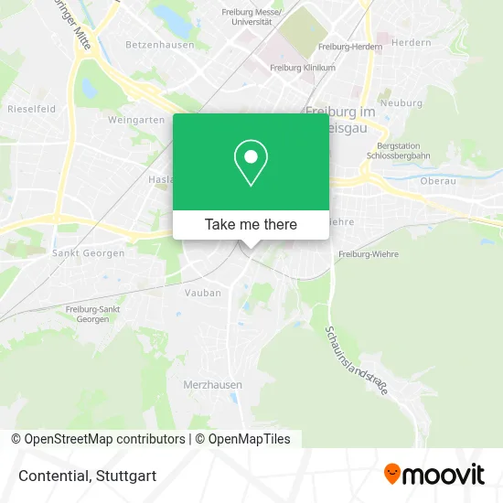 Contential map
