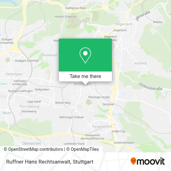 Ruffner Hans Rechtsanwalt map