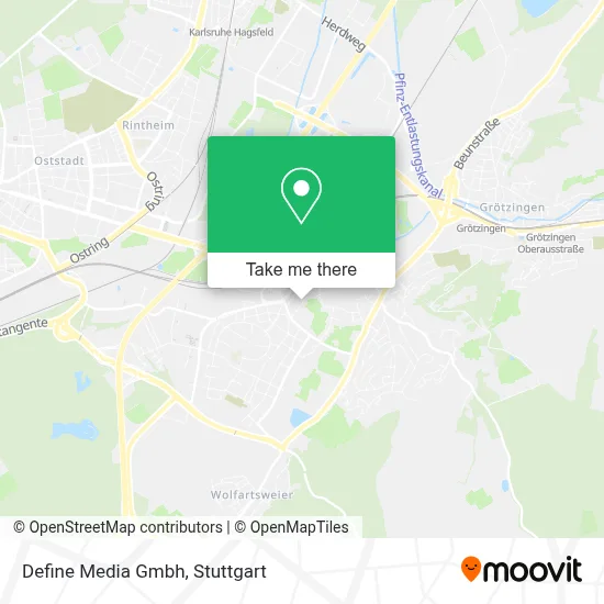 Define Media Gmbh map