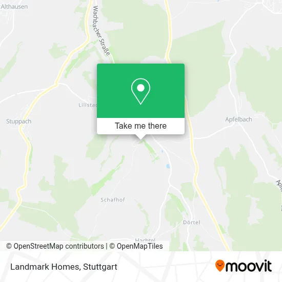 Landmark Homes map