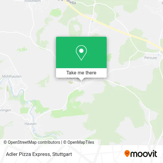 Adler Pizza Express map
