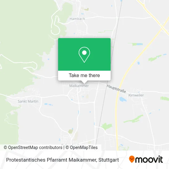 Protestantisches Pfarramt Maikammer map