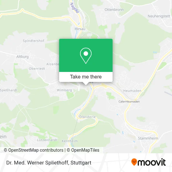 Dr. Med. Werner Spliethoff map