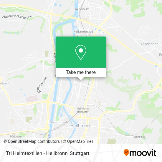 Ttl Heimtextilien - Heilbronn map