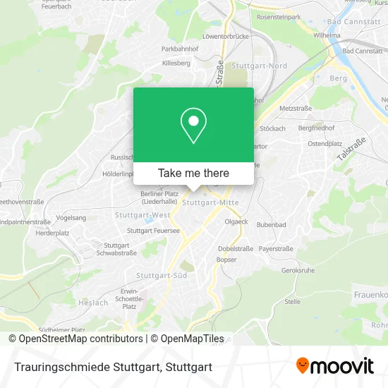 Trauringschmiede Stuttgart map