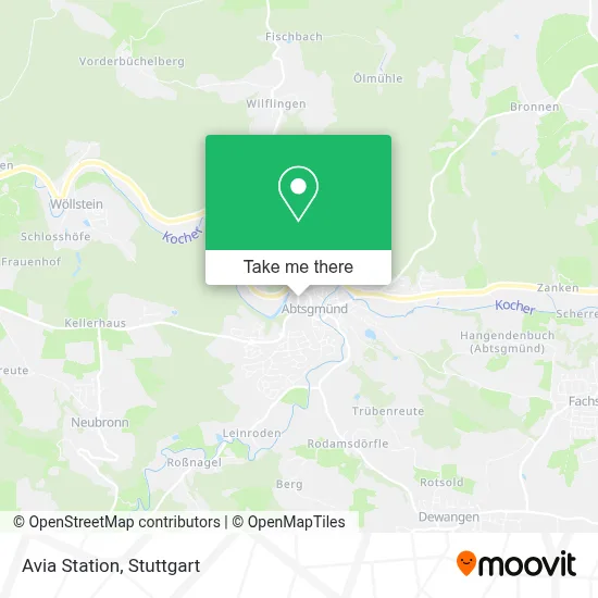 Avia Station map
