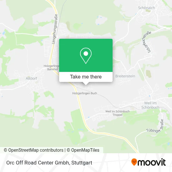 Orc Off Road Center Gmbh map
