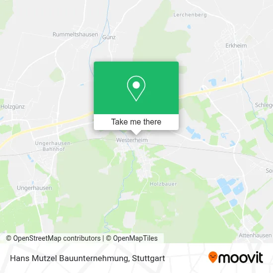 Hans Mutzel Bauunternehmung map