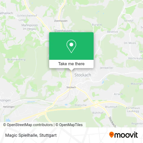 Magic Spielhalle map