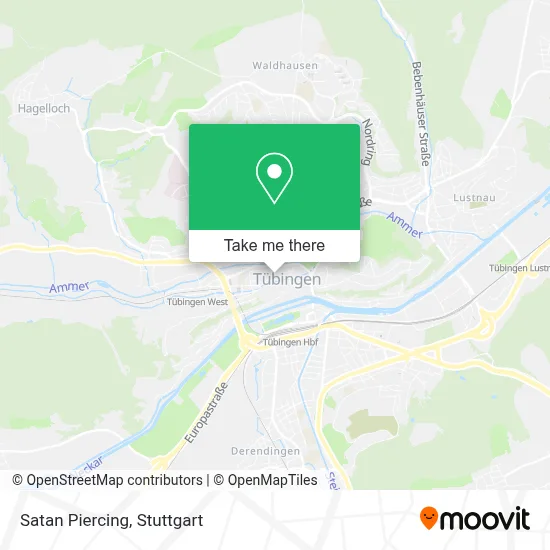 Satan Piercing map