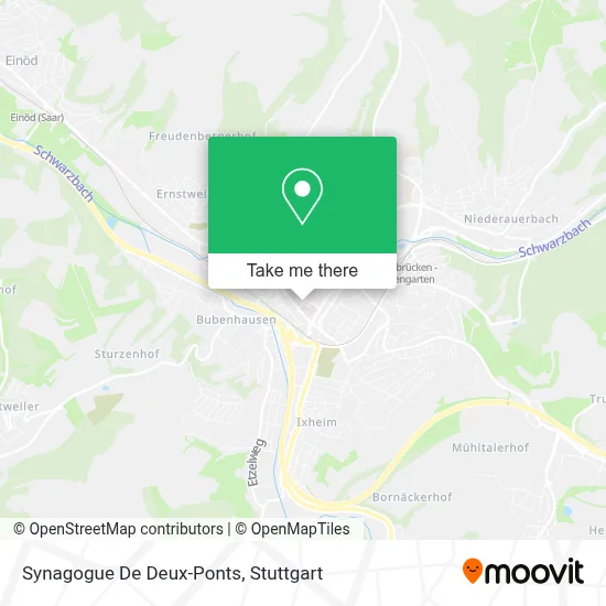 Synagogue De Deux-Ponts map