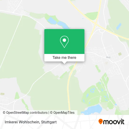 Imkerei Wohlschein map