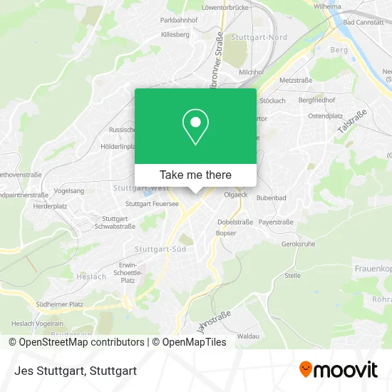 Jes Stuttgart map