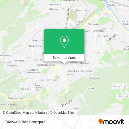 Bar Edelweiß map
