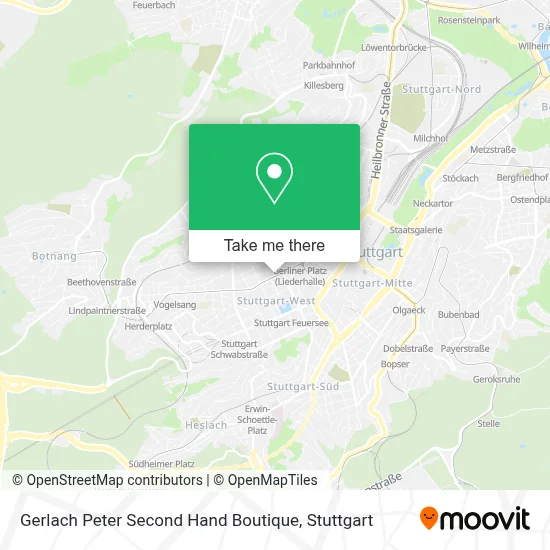 Gerlach Peter Second Hand Boutique map