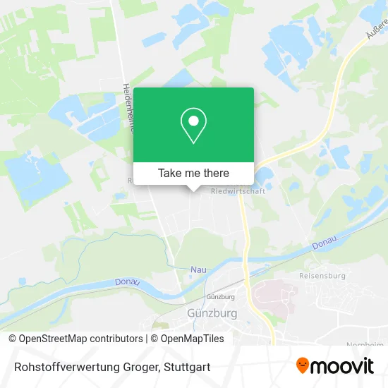 Rohstoffverwertung Groger map