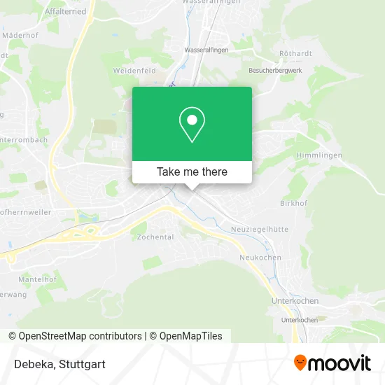 Debeka map