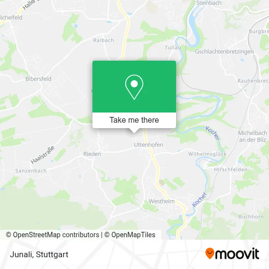 Junali map