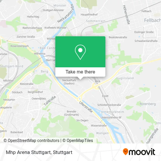 Mhp Arena Stuttgart map
