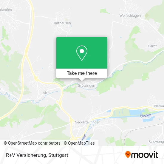 R+V Versicherung map