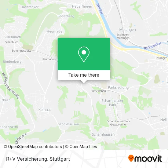 R+V Versicherung map