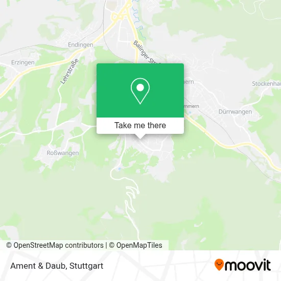 Ament & Daub map