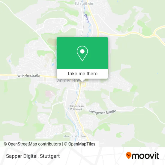 Sapper Digital map