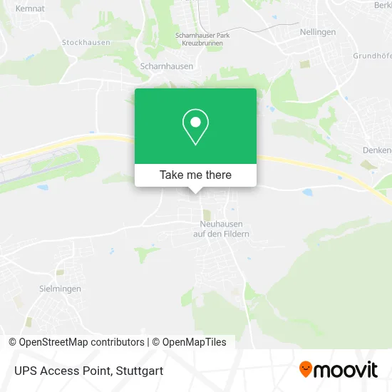 Ups Access Point map
