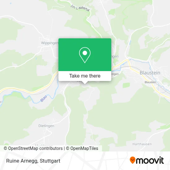 Ruine Arnegg map