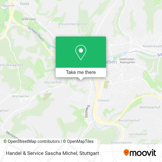 Handel & Service Sascha Michel map
