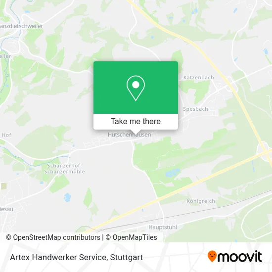 Artex Handwerker Service map