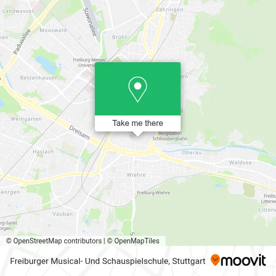 Freiburger Musical- Und Schauspielschule map