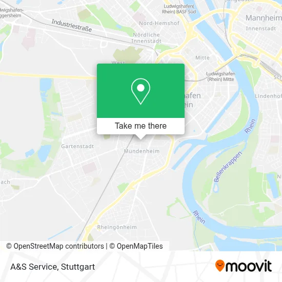 A&S Service map