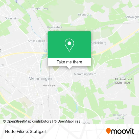 Netto Filiale map