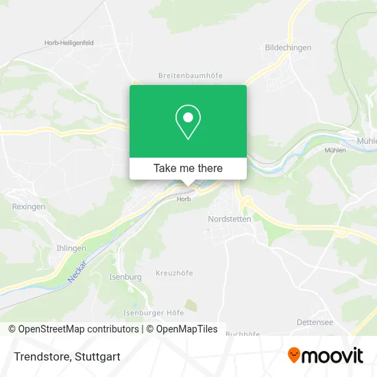 Trendstore map