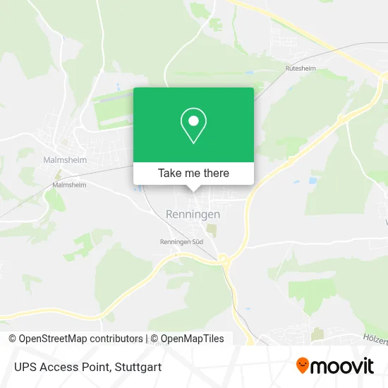 Ups Access Point map