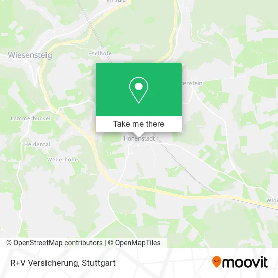 R+V Versicherung map