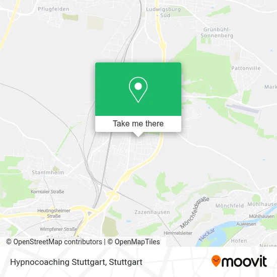 Hypnocoaching Stuttgart map