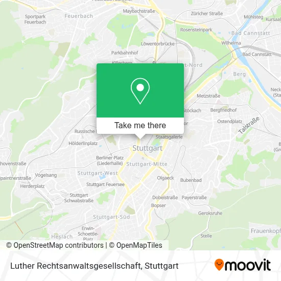Luther Rechtsanwaltsgesellschaft map