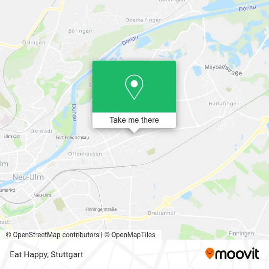 Eat Happy map