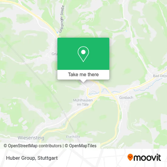 Huber Group map